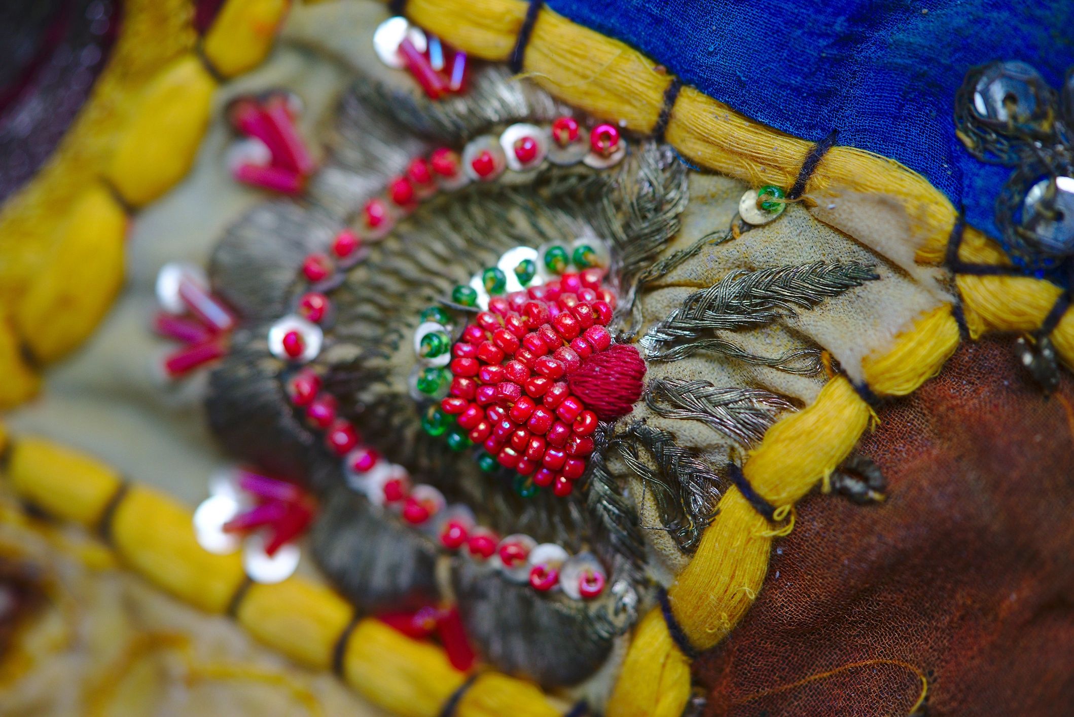 Craft detail image used as a visual accent for quality and care